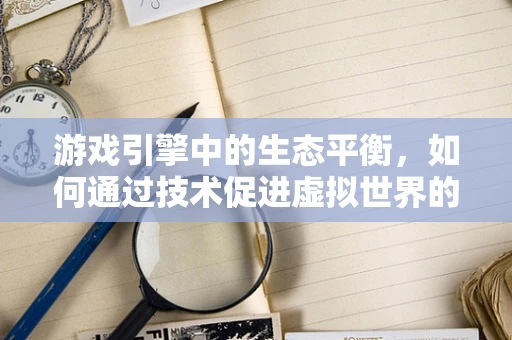 游戏引擎中的生态平衡，如何通过技术促进虚拟世界的可持续发展？
