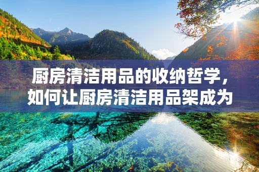 厨房清洁用品的收纳哲学，如何让厨房清洁用品架成为高效与美观的双重代言？