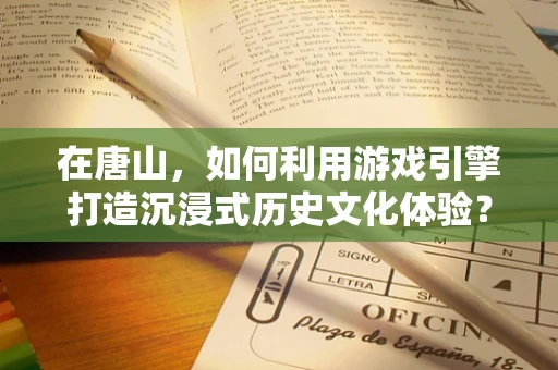 在唐山，如何利用游戏引擎打造沉浸式历史文化体验？