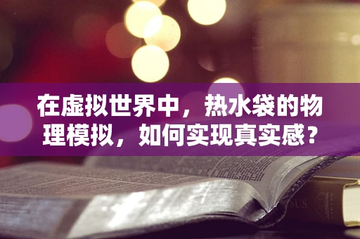 在虚拟世界中，热水袋的物理模拟，如何实现真实感？
