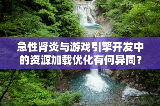 急性肾炎与游戏引擎开发中的资源加载优化有何异同？