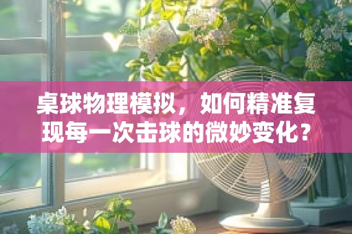 桌球物理模拟，如何精准复现每一次击球的微妙变化？
