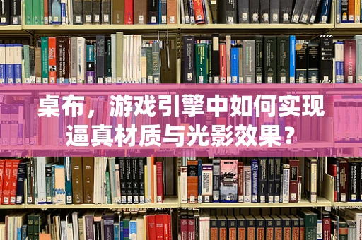 桌布，游戏引擎中如何实现逼真材质与光影效果？