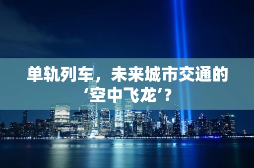 单轨列车，未来城市交通的‘空中飞龙’？