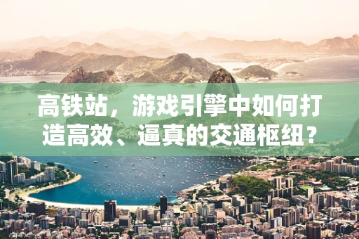 高铁站，游戏引擎中如何打造高效、逼真的交通枢纽？