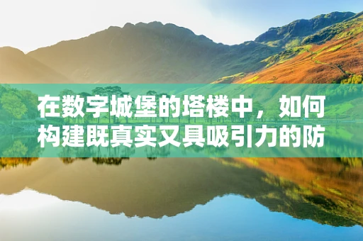 在数字城堡的塔楼中，如何构建既真实又具吸引力的防御工事？