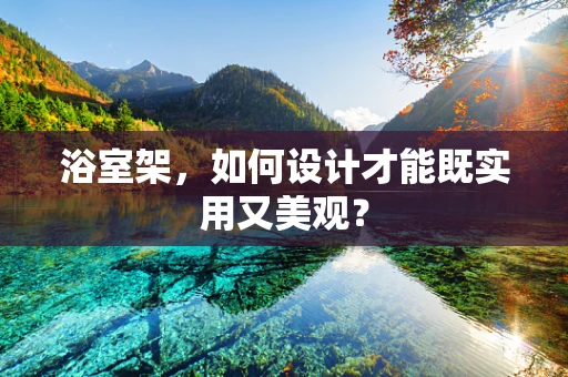 浴室架，如何设计才能既实用又美观？
