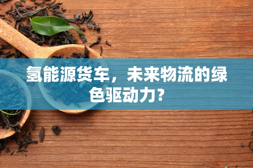 氢能源货车，未来物流的绿色驱动力？