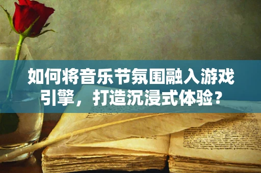 如何将音乐节氛围融入游戏引擎，打造沉浸式体验？