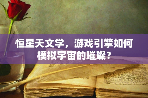 恒星天文学，游戏引擎如何模拟宇宙的璀璨？