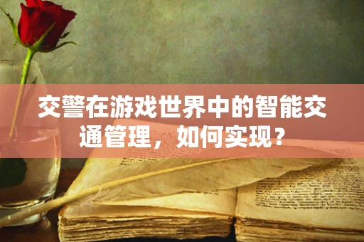 交警在游戏世界中的智能交通管理，如何实现？