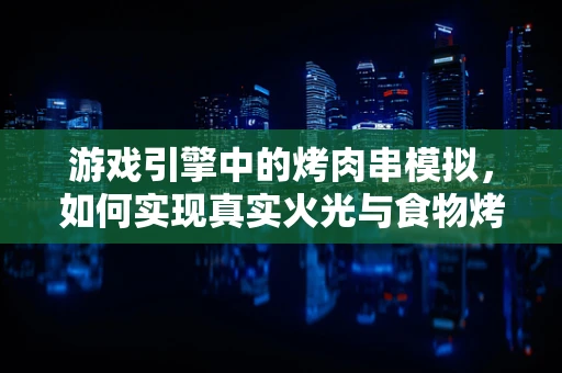 游戏引擎中的烤肉串模拟，如何实现真实火光与食物烤制效果？