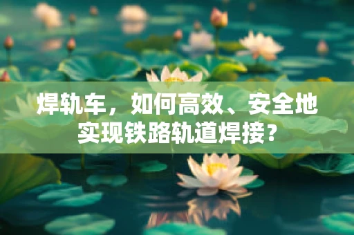 焊轨车，如何高效、安全地实现铁路轨道焊接？