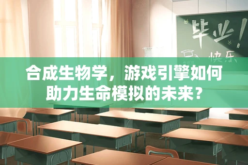 合成生物学，游戏引擎如何助力生命模拟的未来？
