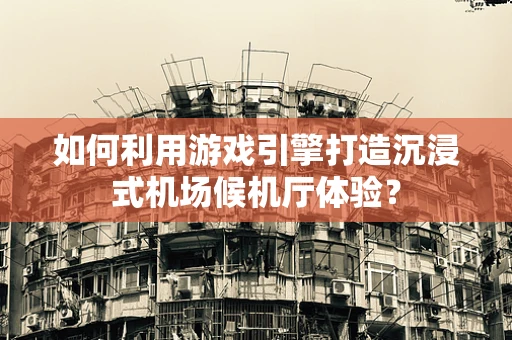 如何利用游戏引擎打造沉浸式机场候机厅体验？