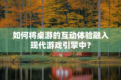 如何将桌游的互动体验融入现代游戏引擎中？