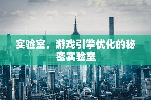 实验室，游戏引擎优化的秘密实验室