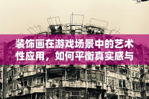 装饰画在游戏场景中的艺术性应用，如何平衡真实感与美学？