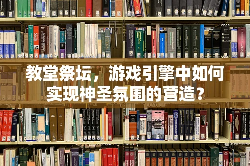 教堂祭坛，游戏引擎中如何实现神圣氛围的营造？
