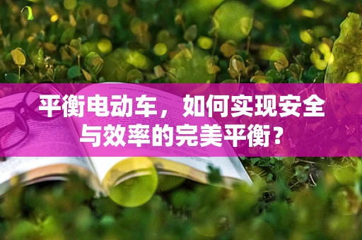 平衡电动车，如何实现安全与效率的完美平衡？