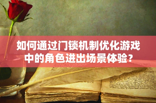如何通过门锁机制优化游戏中的角色进出场景体验？