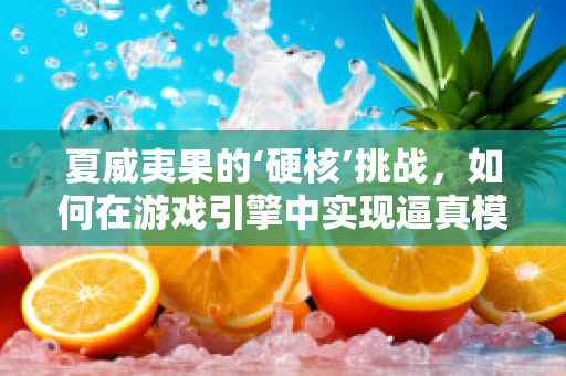 夏威夷果的‘硬核’挑战，如何在游戏引擎中实现逼真模拟？