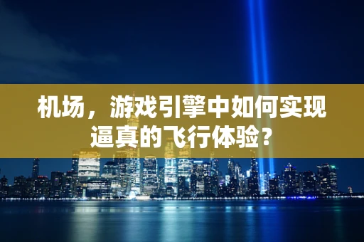 机场，游戏引擎中如何实现逼真的飞行体验？