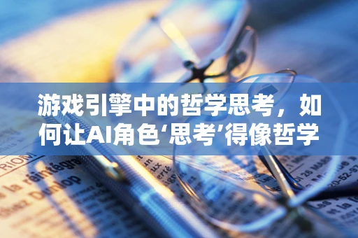 游戏引擎中的哲学思考，如何让AI角色‘思考’得像哲学家？