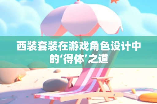 西装套装在游戏角色设计中的‘得体’之道