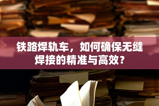 铁路焊轨车，如何确保无缝焊接的精准与高效？