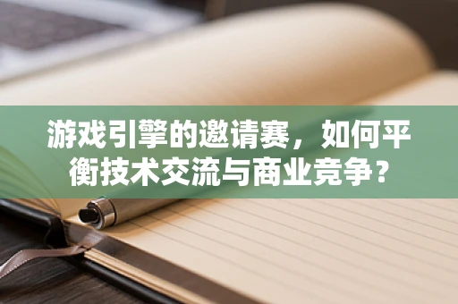 游戏引擎的邀请赛，如何平衡技术交流与商业竞争？
