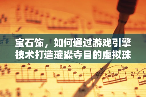 宝石饰，如何通过游戏引擎技术打造璀璨夺目的虚拟珠宝？