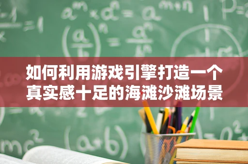 如何利用游戏引擎打造一个真实感十足的海滩沙滩场景？