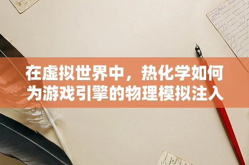 在虚拟世界中，热化学如何为游戏引擎的物理模拟注入真实感？