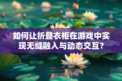 如何让折叠衣柜在游戏中实现无缝融入与动态交互？