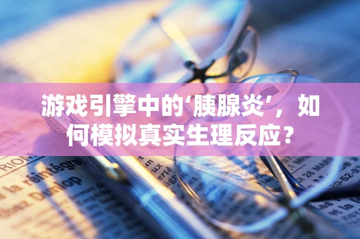 游戏引擎中的‘胰腺炎’，如何模拟真实生理反应？
