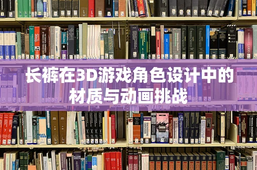 长裤在3D游戏角色设计中的材质与动画挑战