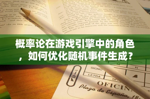 概率论在游戏引擎中的角色，如何优化随机事件生成？