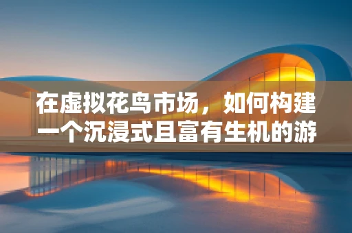 在虚拟花鸟市场，如何构建一个沉浸式且富有生机的游戏场景？