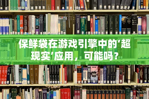 保鲜袋在游戏引擎中的‘超现实’应用，可能吗？