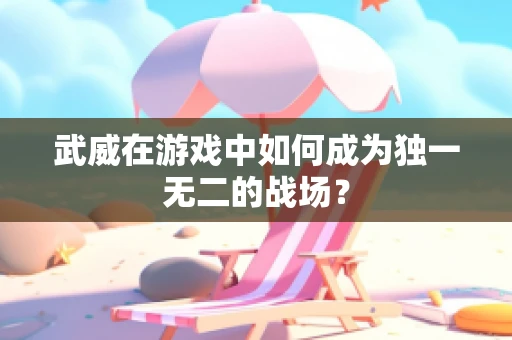武威在游戏中如何成为独一无二的战场？