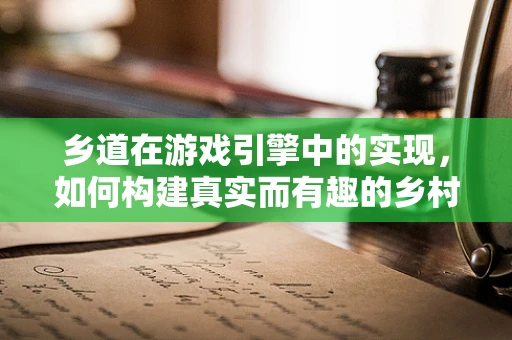乡道在游戏引擎中的实现，如何构建真实而有趣的乡村道路体验？