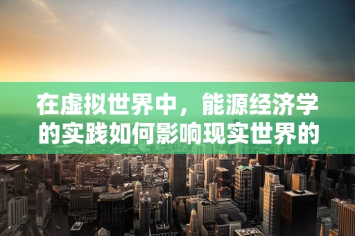 在虚拟世界中，能源经济学的实践如何影响现实世界的能源决策？