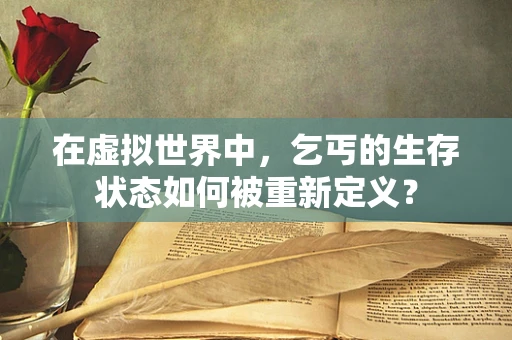 在虚拟世界中，乞丐的生存状态如何被重新定义？