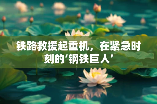 铁路救援起重机，在紧急时刻的‘钢铁巨人’