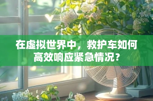在虚拟世界中，救护车如何高效响应紧急情况？