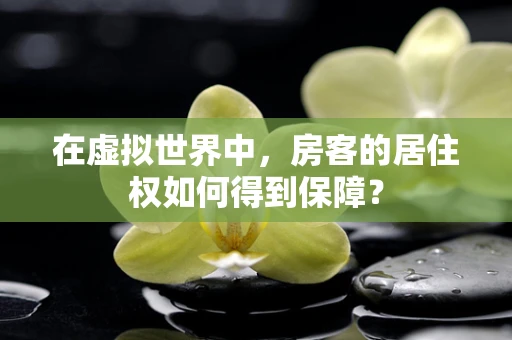 在虚拟世界中，房客的居住权如何得到保障？