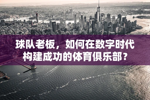 球队老板，如何在数字时代构建成功的体育俱乐部？
