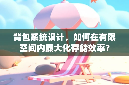 背包系统设计，如何在有限空间内最大化存储效率？
