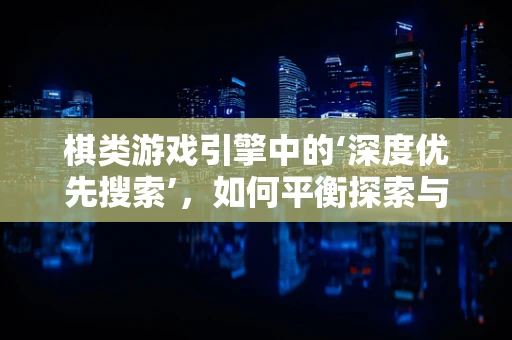 棋类游戏引擎中的‘深度优先搜索’，如何平衡探索与利用？